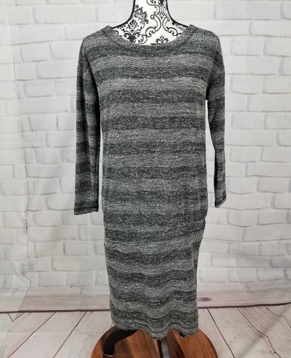 Lou & Grey sz s long sleeve stretch knit dress